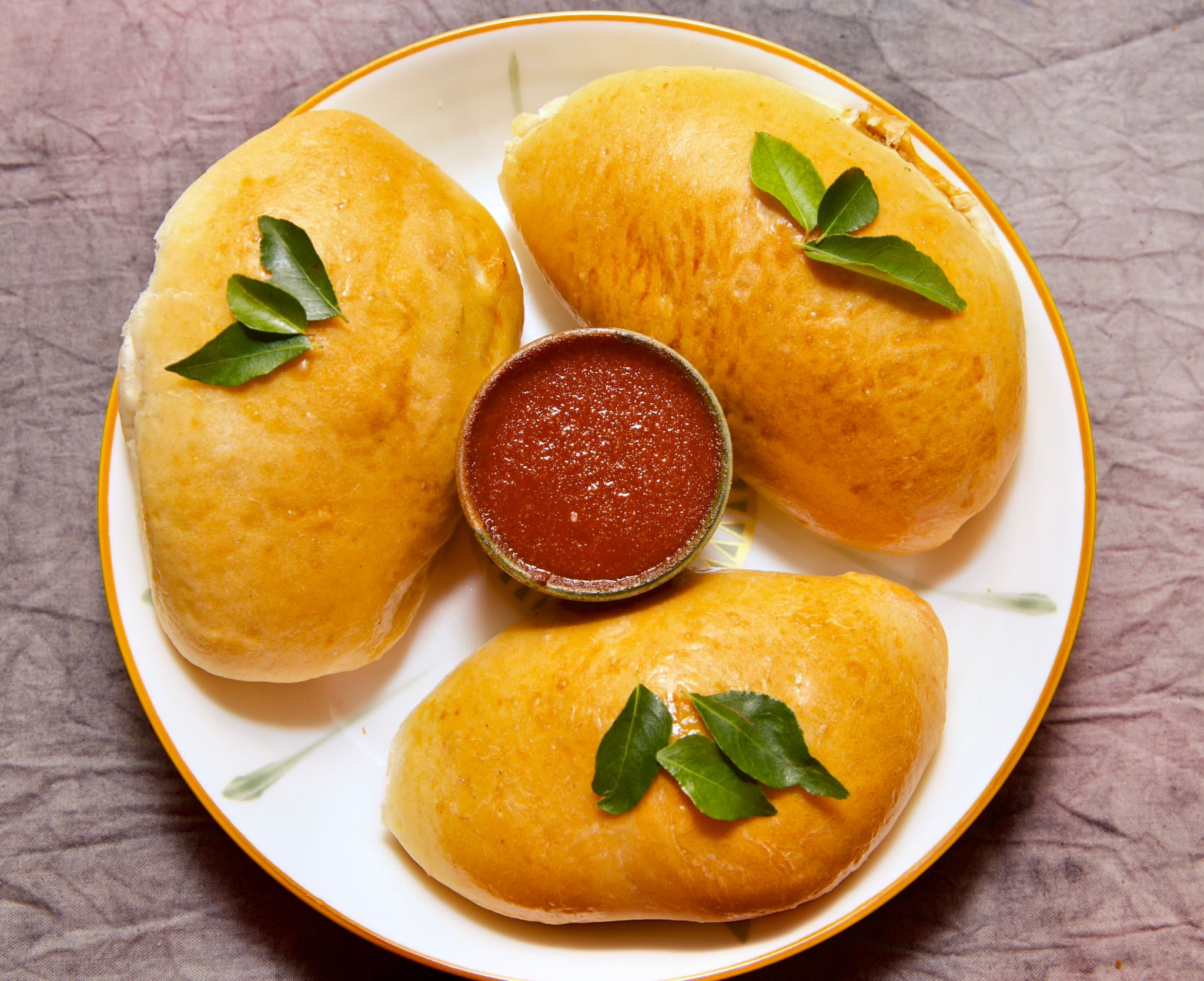 Soft bakery bun filled with tender mutton