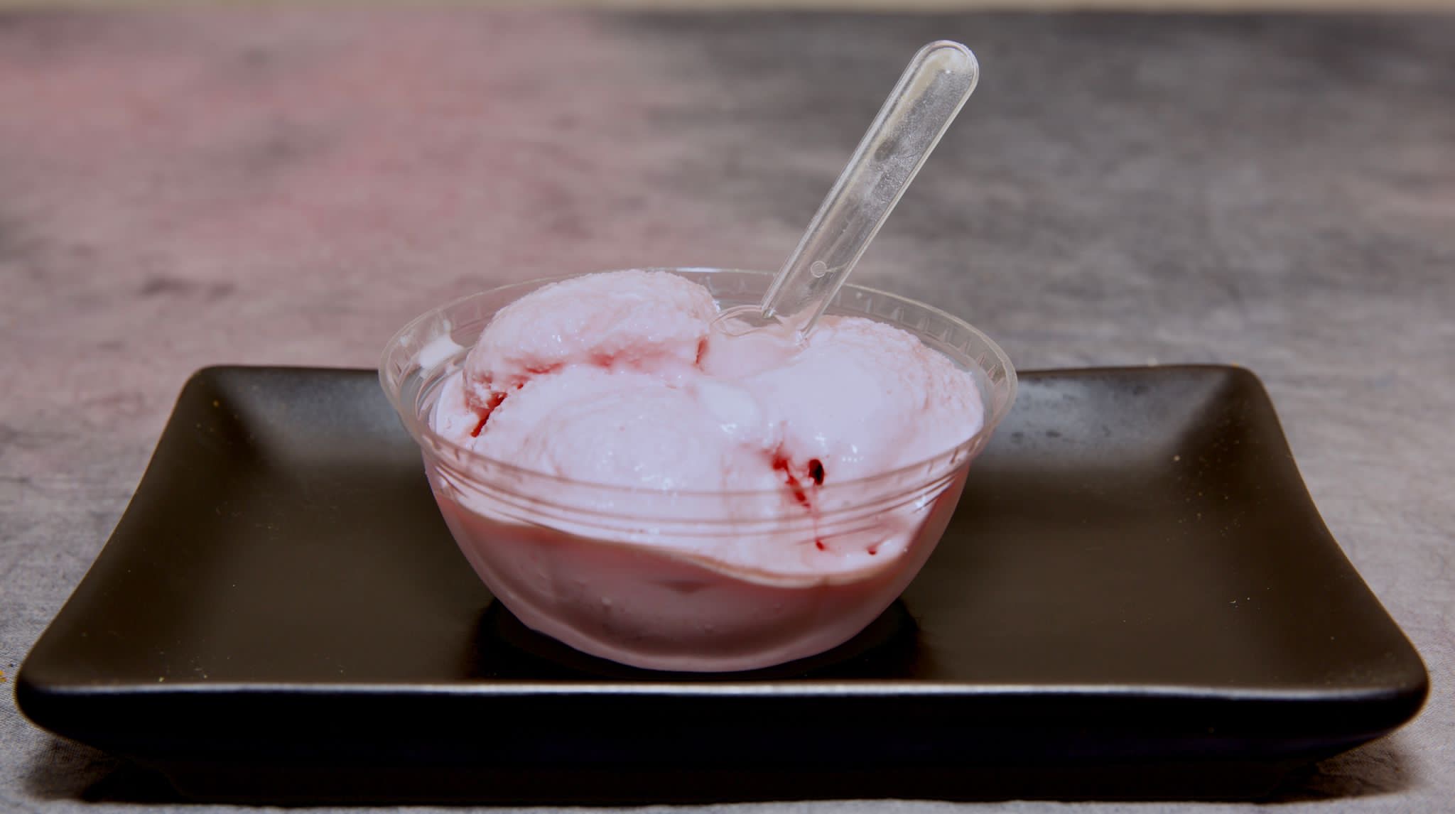 Necto ice cream float served in a glass